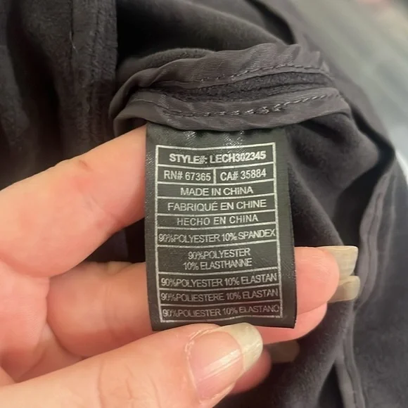 Cupcakes and Cashmere Grey Suede‎ Moto Jacket Size S - Picture 5 of 6